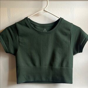Offline by Aerie Green Crop Top